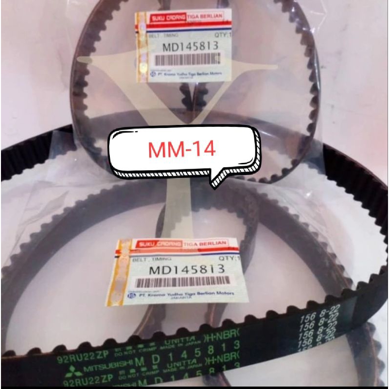 TIMING BELT SABUK TIMING MITSUBISHI T120SS INJEKSI INJECTION ORI
