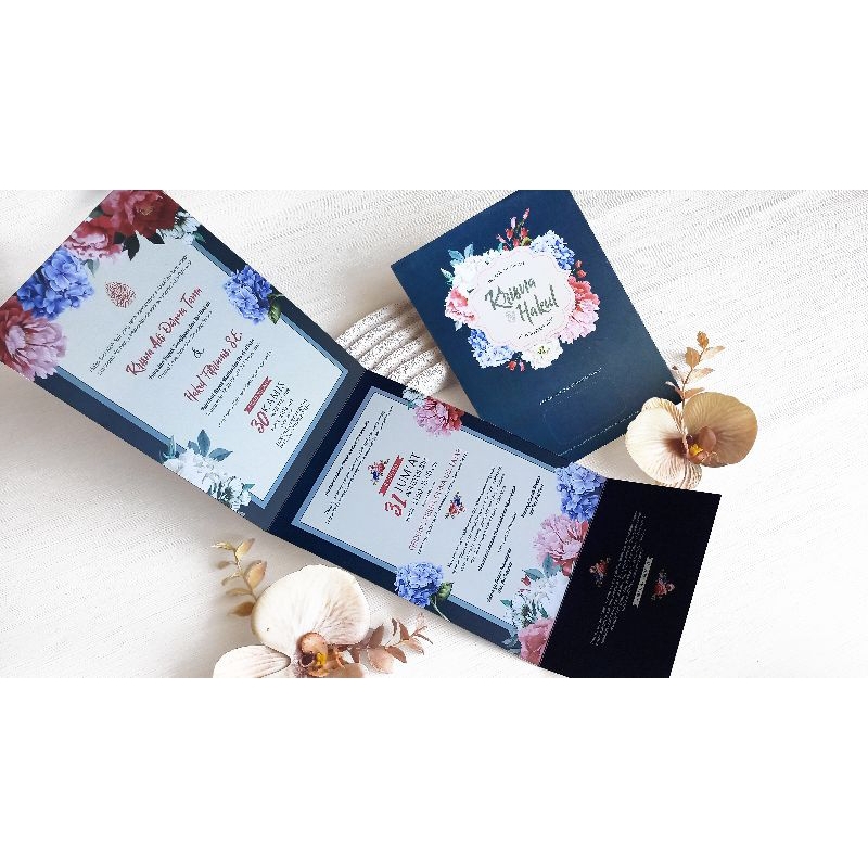 

Undangan Softcover 15x20x5 cm Lipat 3