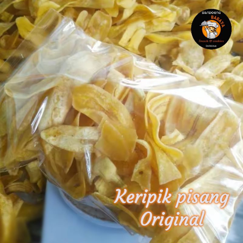 

Keripik Pisang Original Renyah Asin Gurih Crispy 200 gram