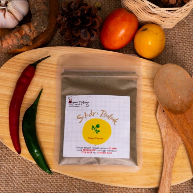 

Dapoer Natasya - Seledri Bubuk | Celery Powder | Bumbu Masak | Murni | Ekonomis (30gram)