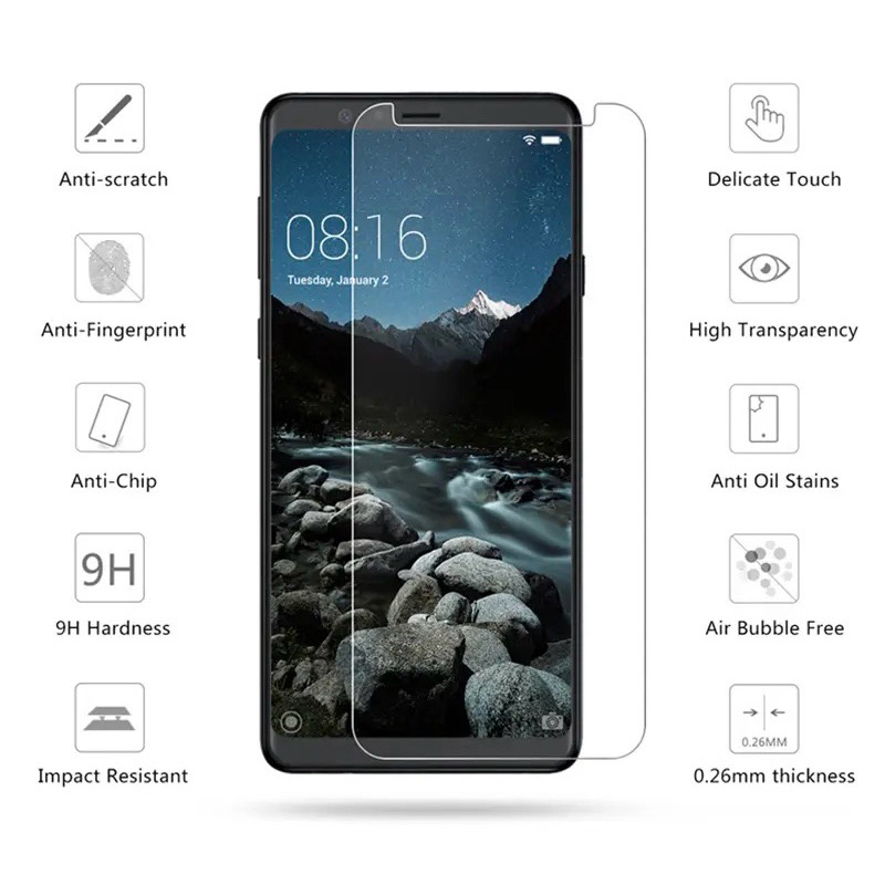 TEMPERED GLASS ANTI GORES OPPO R7S / R7SF