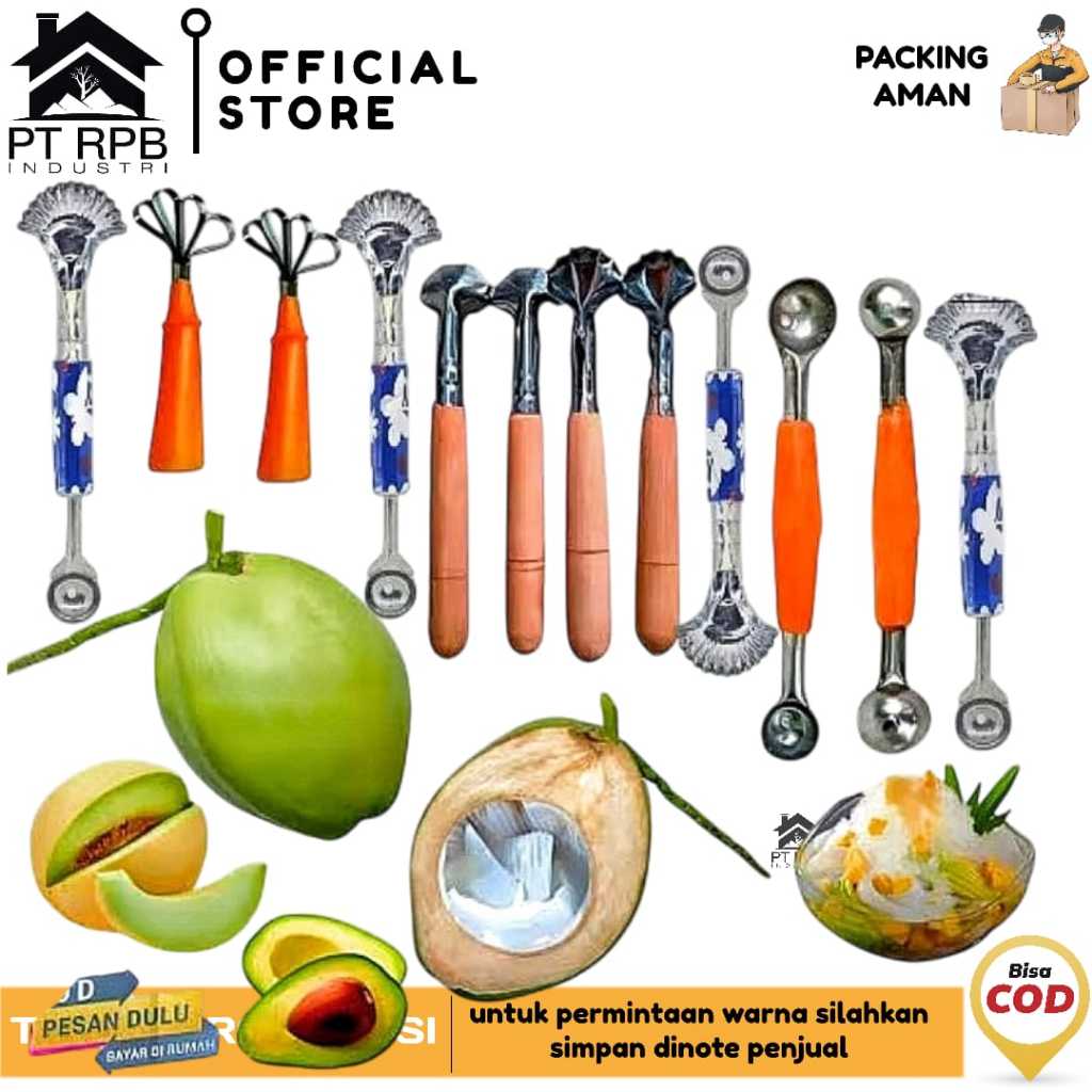 Kerokan/Serutan Buah Kelapa Muda / serutan kelapa / serut kelapa / serut melon / serut blewah