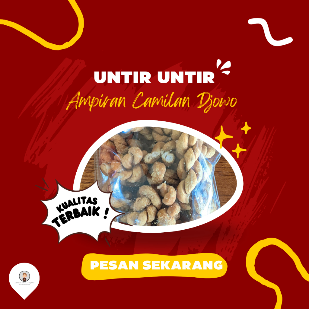 

Pluntir Istimewa Untir Untir Renyah / Snack Camilan Murah - Ampiran Camilan Djowo