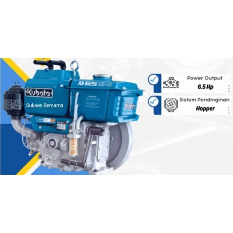 Diesel Solar Kubota RD65 DI Hopper (6,5Pk)