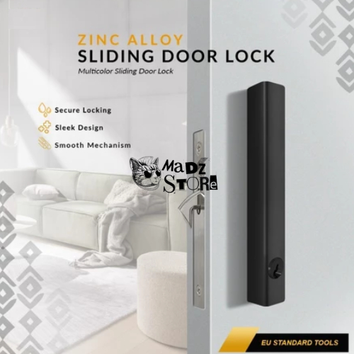 Smart Lock Door Kunci Gembok Pengunci Pengaman Gagang Handle Handel Pintu Geser Sliding Door Rumah M