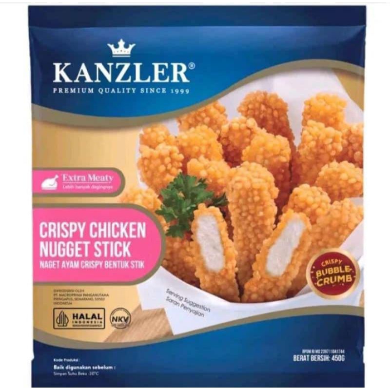 

Kanzler Crispy Chicken Nugget Stick 450gr