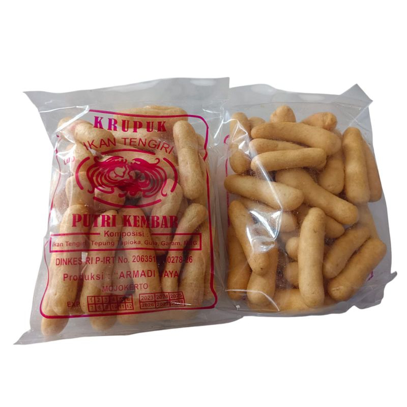 

Krupuk ikan tengiri panjang