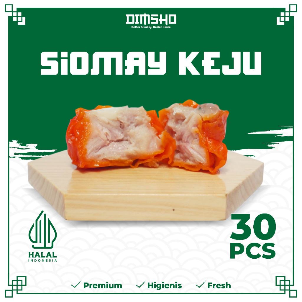 

DIMSUM FROZEN PREMIUM HALAL II SIOMAY KEJU 1 PACK II 30 PCS