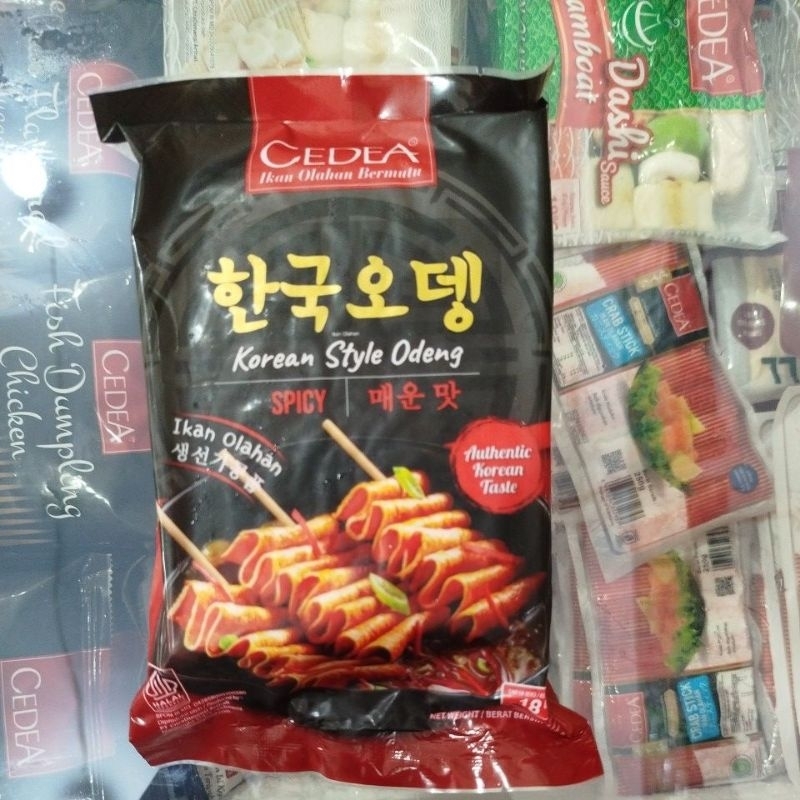 

cedea korean style odeng spicy 480g