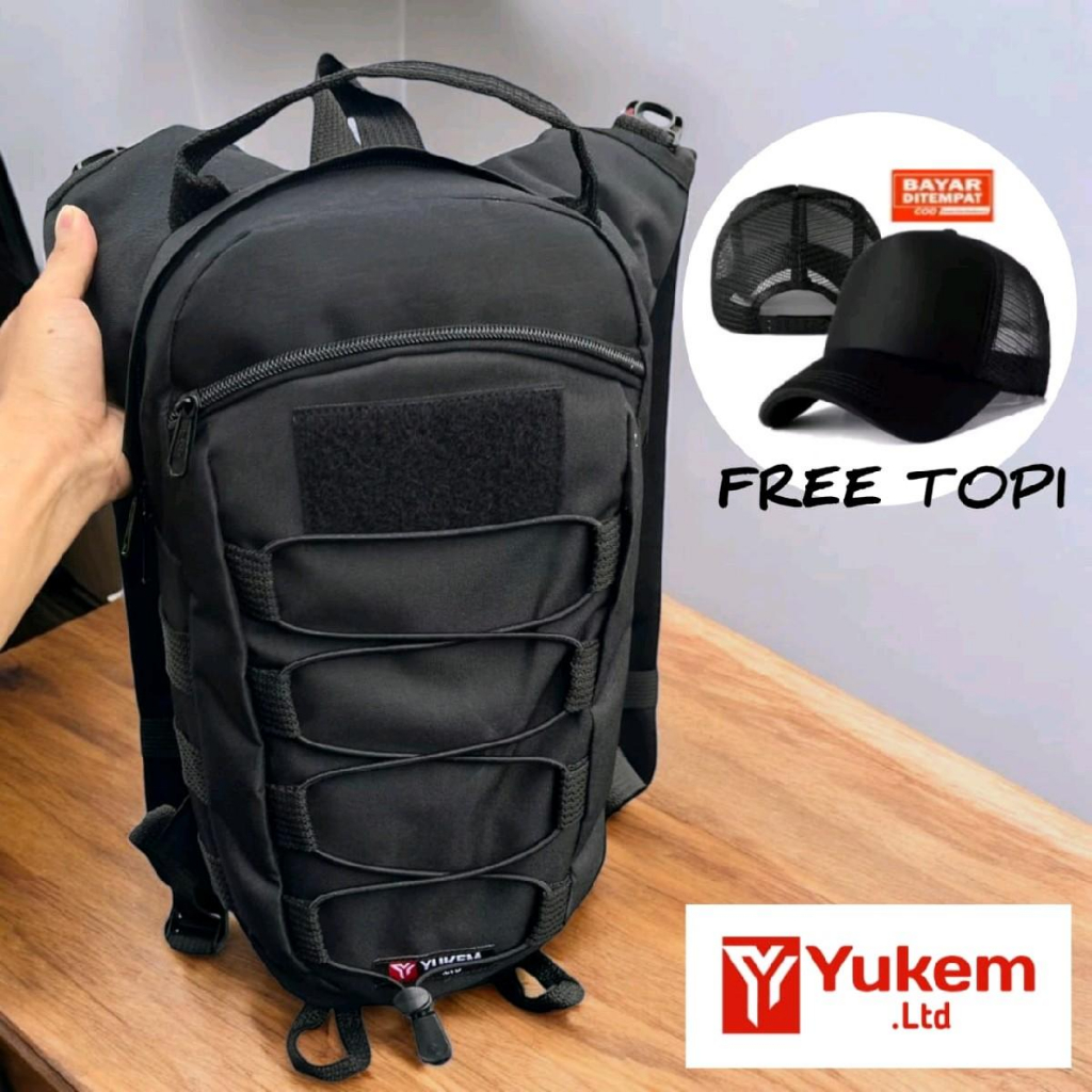 Tas Ransel Kecil Pria Olahraga Trail Adventure Motor Cross Hydropack Tactical pria Offroad Hiking Ru