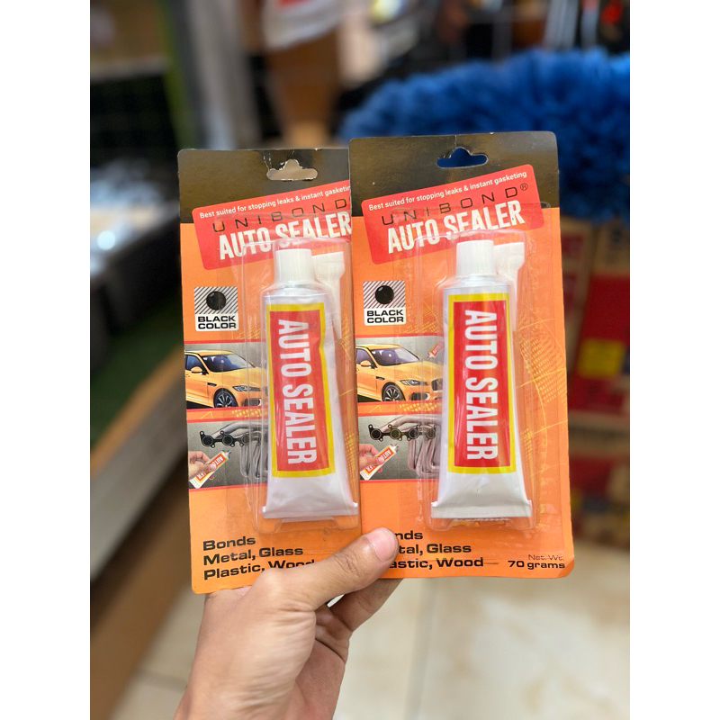 lem Sealer / Auto Sealer / Perekat Lem Packing  Unibond Hitam Karet 70gr