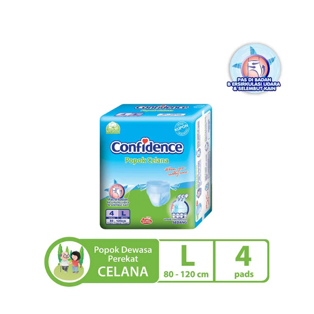 Confidence Popok Celana Dewasa L 4ps