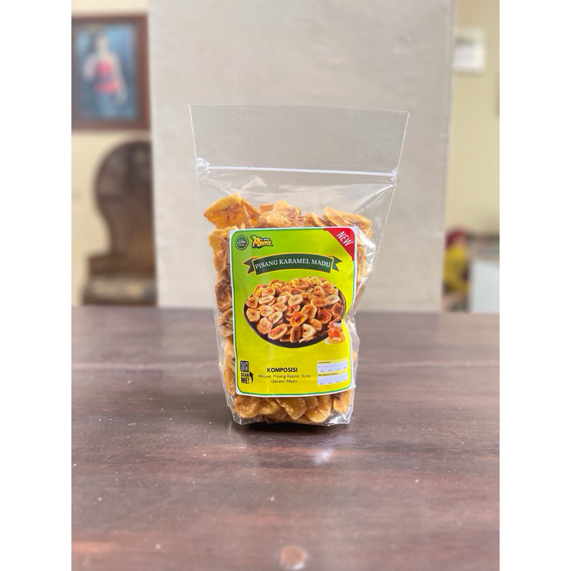 

KERIPIK PISANG KARAMEL MADU 250 gr