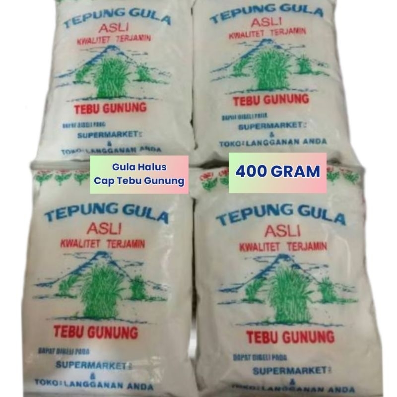 

TEPUNG GULA CAP TEBU GUNUNG 400GR