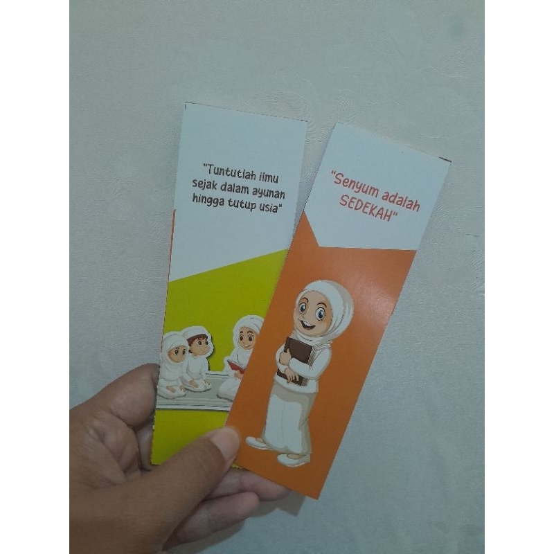 

[23 PCS] Custom Bookmark Pembatas Buku Ukuran 14x4,5 cm/Pembatas Buku Custom