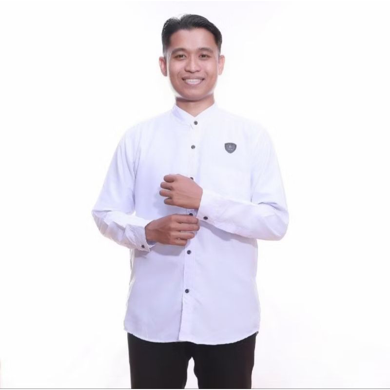 Baju koko kemko pria lengan panjang kemeja koko pria lengan panjang