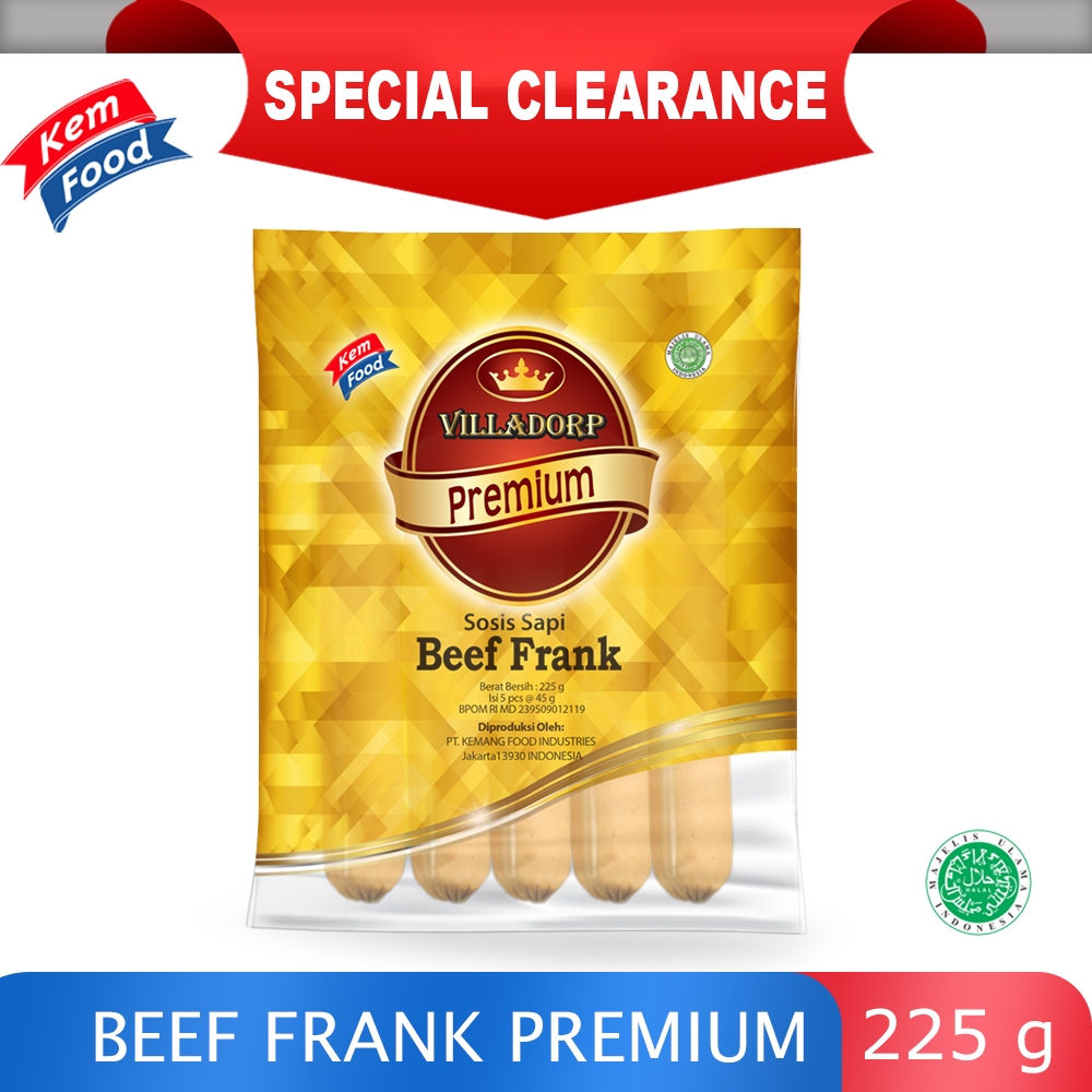 

Villadorp Beef Sausage - Sosis Sapi Premium 240gr