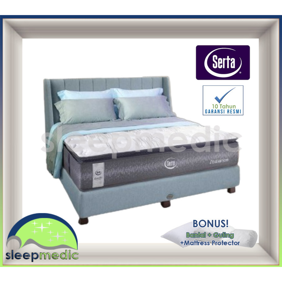 SERTA SpringBed NEW iBALANCE ( KASUR / SET ) 160 180 200 100 120
