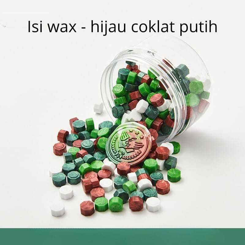 

YUH Retro Seal Wax Beads Set Stempel Sealing Lilin Segel Wax Stempel Undangan