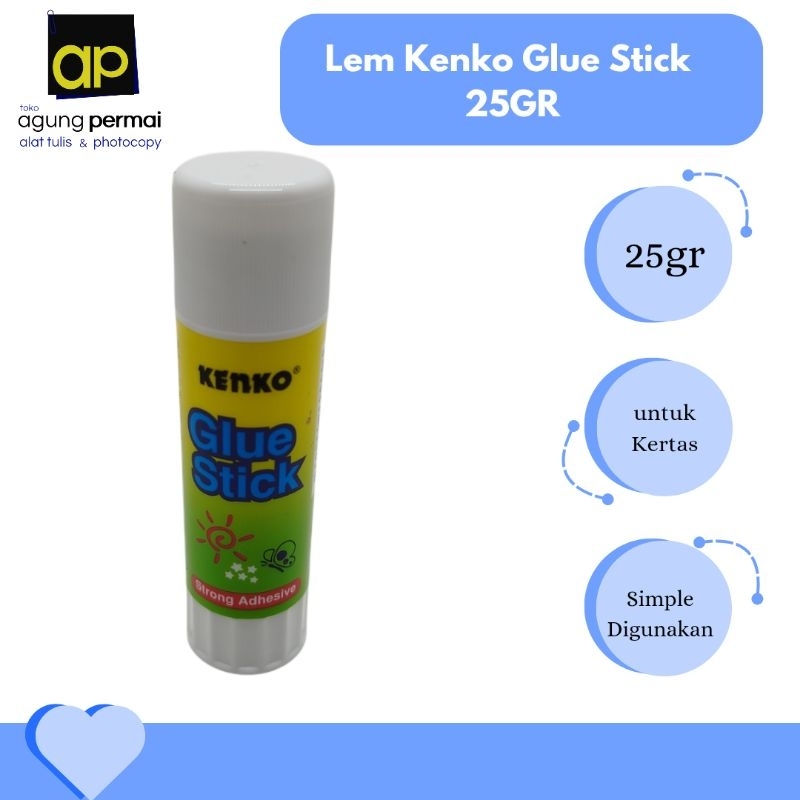 

Lem Glue Stick Kenko 25Gr