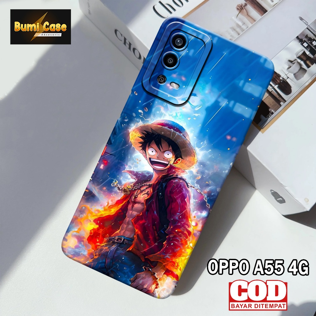 Bumi Case Oppo A55 4G - Fashion Case Anime - Softcase Pro Camera Oppo A55 4G - Casing Hp Oppo A55 4G