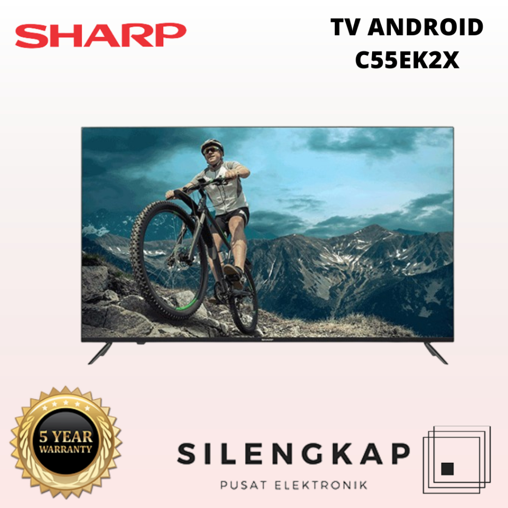 TV SHARP 4T-C55EK2X | 55 Inch 4K Frameless Android