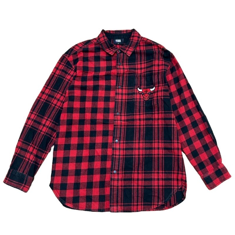 Kemeja Flannel NBA Chicago Bulls Second Original Preloved