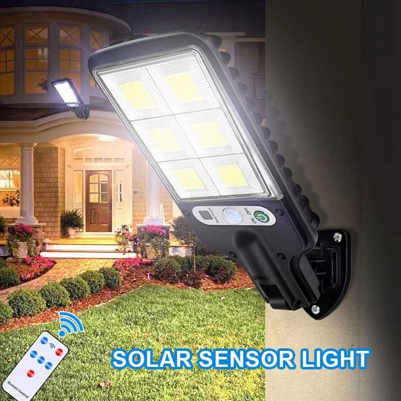 Lampu Jalan Tenaga Surya Outdoor LED - Lampu Taman Sensor Otomatis - Lampu Tenaga Surya Mini