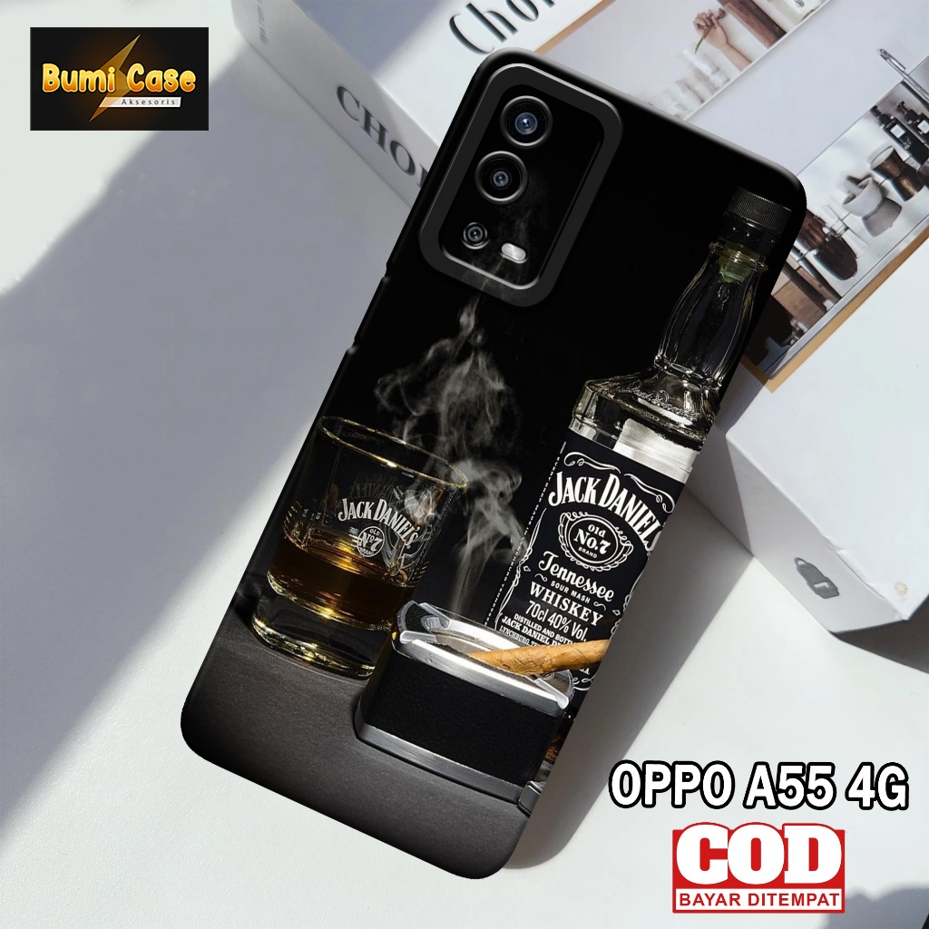 Bumi Case Oppo A55 4G - Fashion Case Branded - Softcase Pro Camera Oppo A55 4G - Casing Hp Oppo A55 