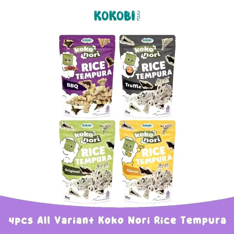 

KOKOBI KOKO NORI RICE TEMPURA|CAMILAN SNACK ANAK RUMPUT LAUT|RUMPUT LAUT|SNACK RUMPUT LAUT