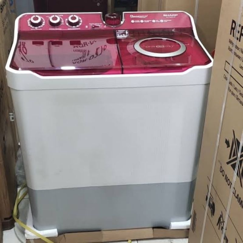 MESIN CUCI SHARP EST 1490 WA-BL/PK / MESIN CUCI SHARP 1490 / MESIN CUCI SHARP 14KG / MESIN CUCI SHAR