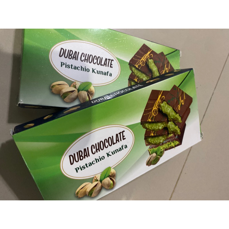 

VIRAL!! Coklat Dubai Dubai Chocolate Pistachio Kunafa ASLI TURKI 100%