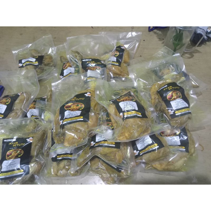 

frozen Ayam betutu spesial khas bali