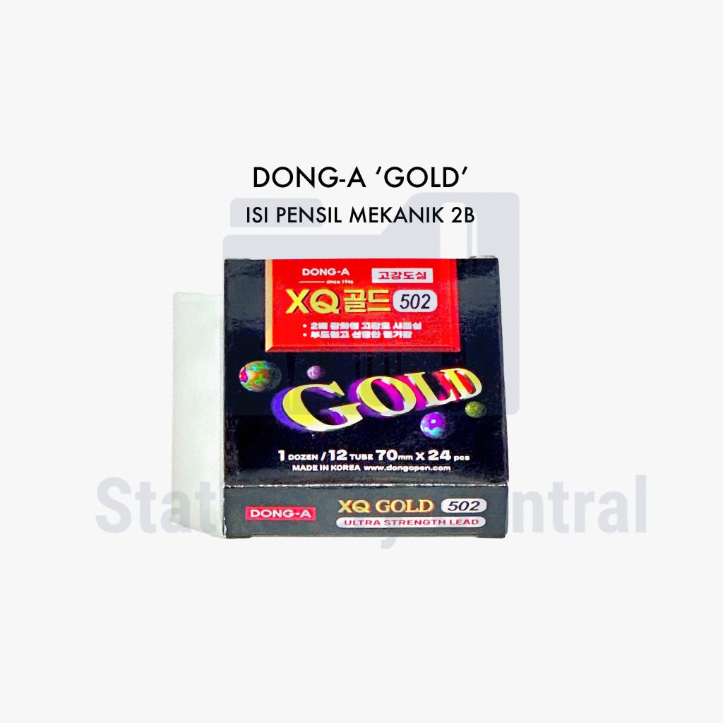 

Pencil Lead Dong A Gold 0.5 Isi Refill Anak Sim Pensil Mekanik (isi 12 tabung)