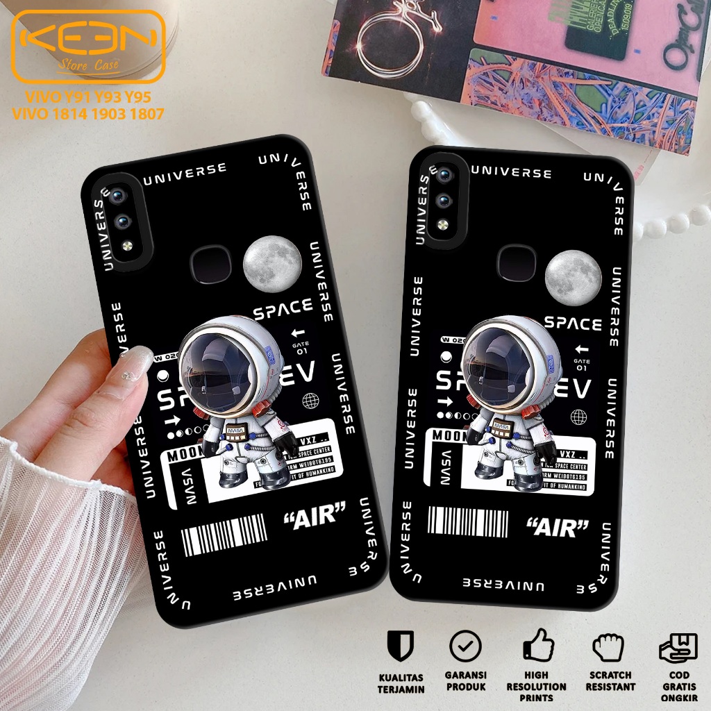 Case Vivo 1811 - Casing Hp Vivo 1811 Motif Astronot - Softcase Vivo 1811 - Softcase Hp Vivo 1811 - C