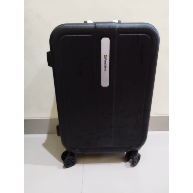 KOPER PRESIDENT ORIGINAL 20 INCH HITAM TSA LOCK (second)