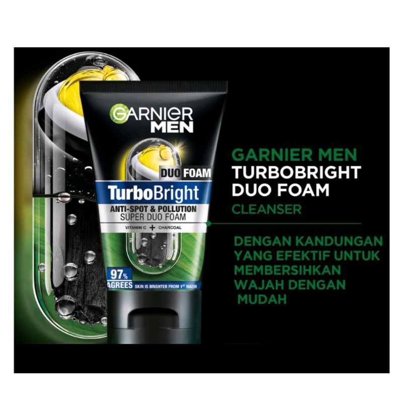Garnier Men Turbo Bright kemasan 100ml