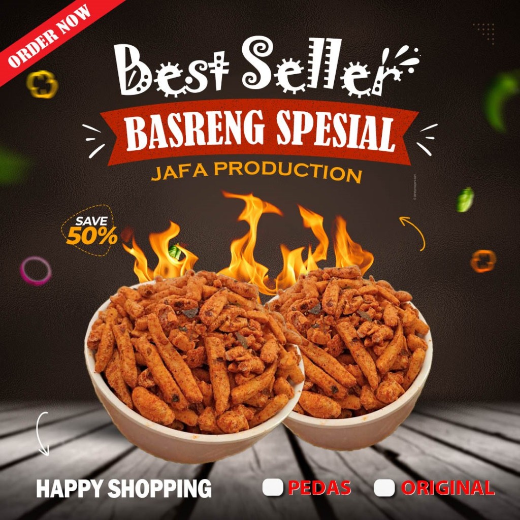 

Basreng pedas dan original daun jeruk termurah