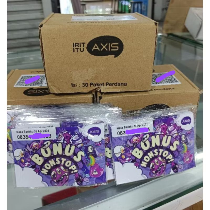 Kartu Perdana AXIS (SP10K ) reguler Segel Nasional EXP 2028