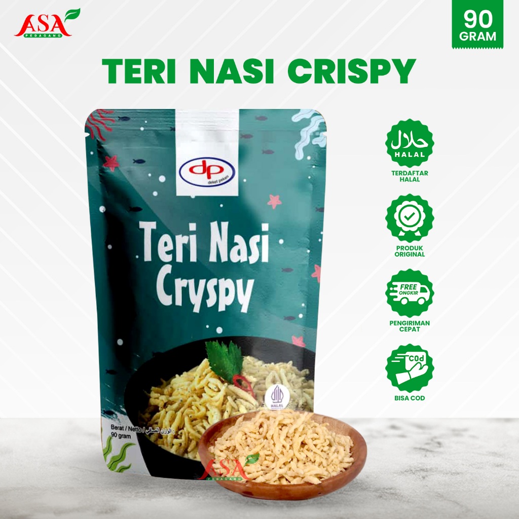 

Teri Nasi Crispy Krispi Kriuk Premium Oleh Oleh Rembang