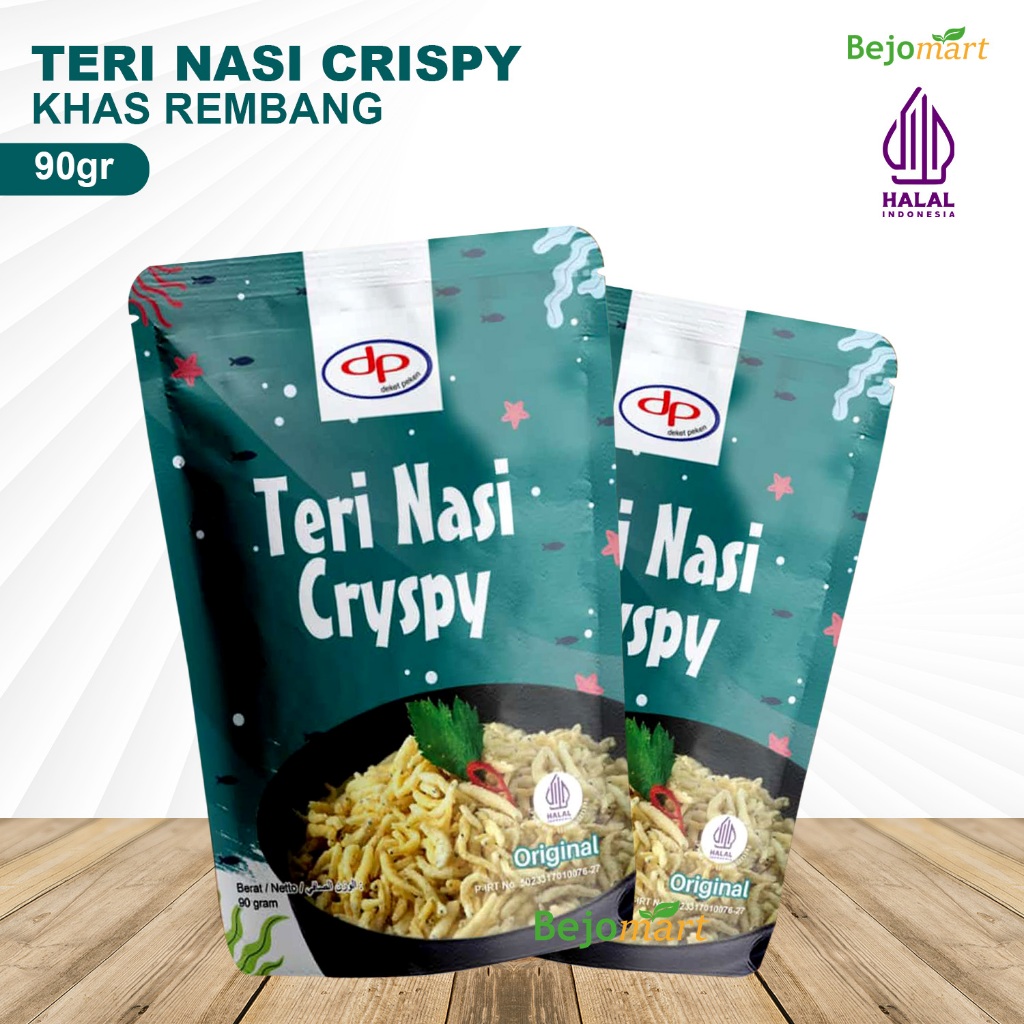 

Teri Nasi Krispi Kriuk 90gr Oleh Oleh Rembang