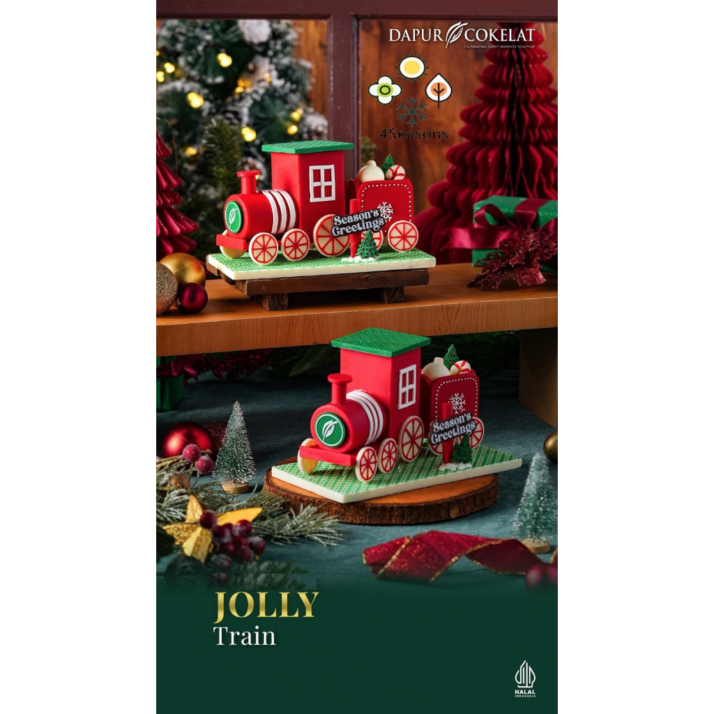 

Jolly Train Chocolate Natal 2024 by Dapur Cokelat 100% Original HALAL