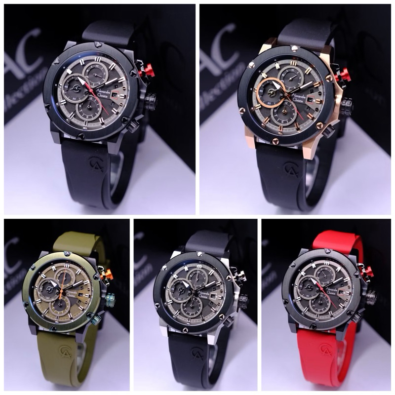 ALEXANDRE CHRISTIE 6491 GC RUBBER PRIA ORIGINAL GARANSI 1TAHUN
