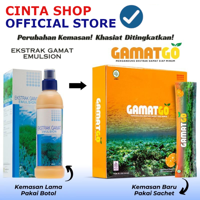 GAMAT GO PENGGANTI GAMAT EMULSION SUPELMEN NUTRISI TUBUH EKSTRA GAMAT  EMULSION ORIGINAL