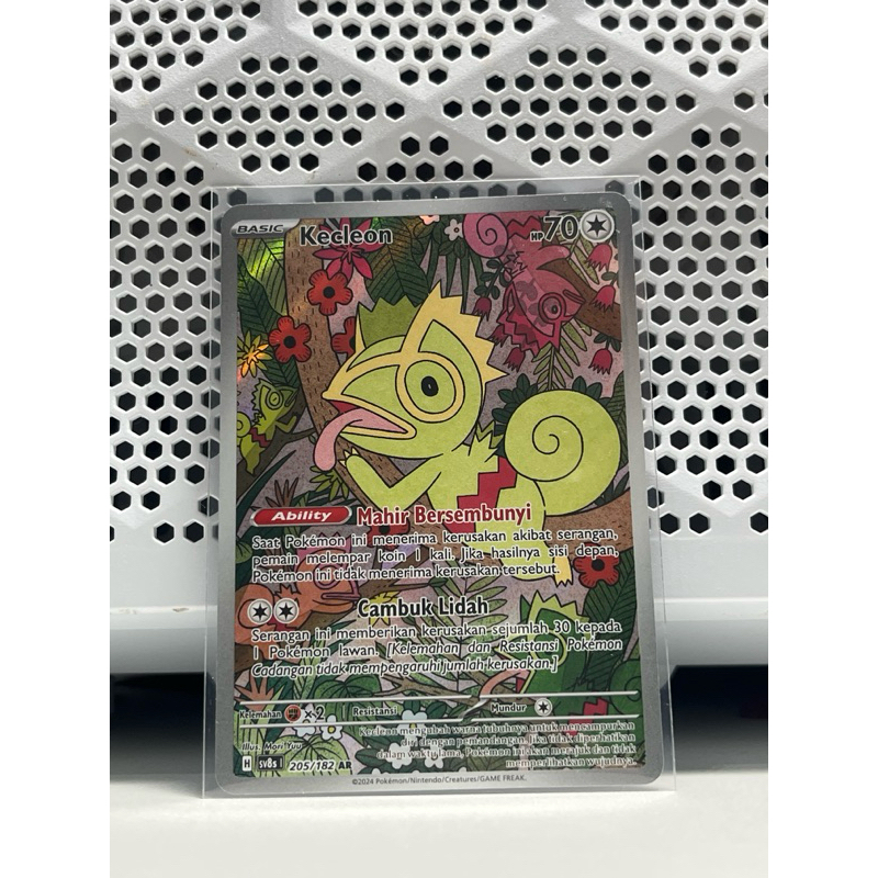 Kecleon 205/182 AR Pokemon card Ori indo