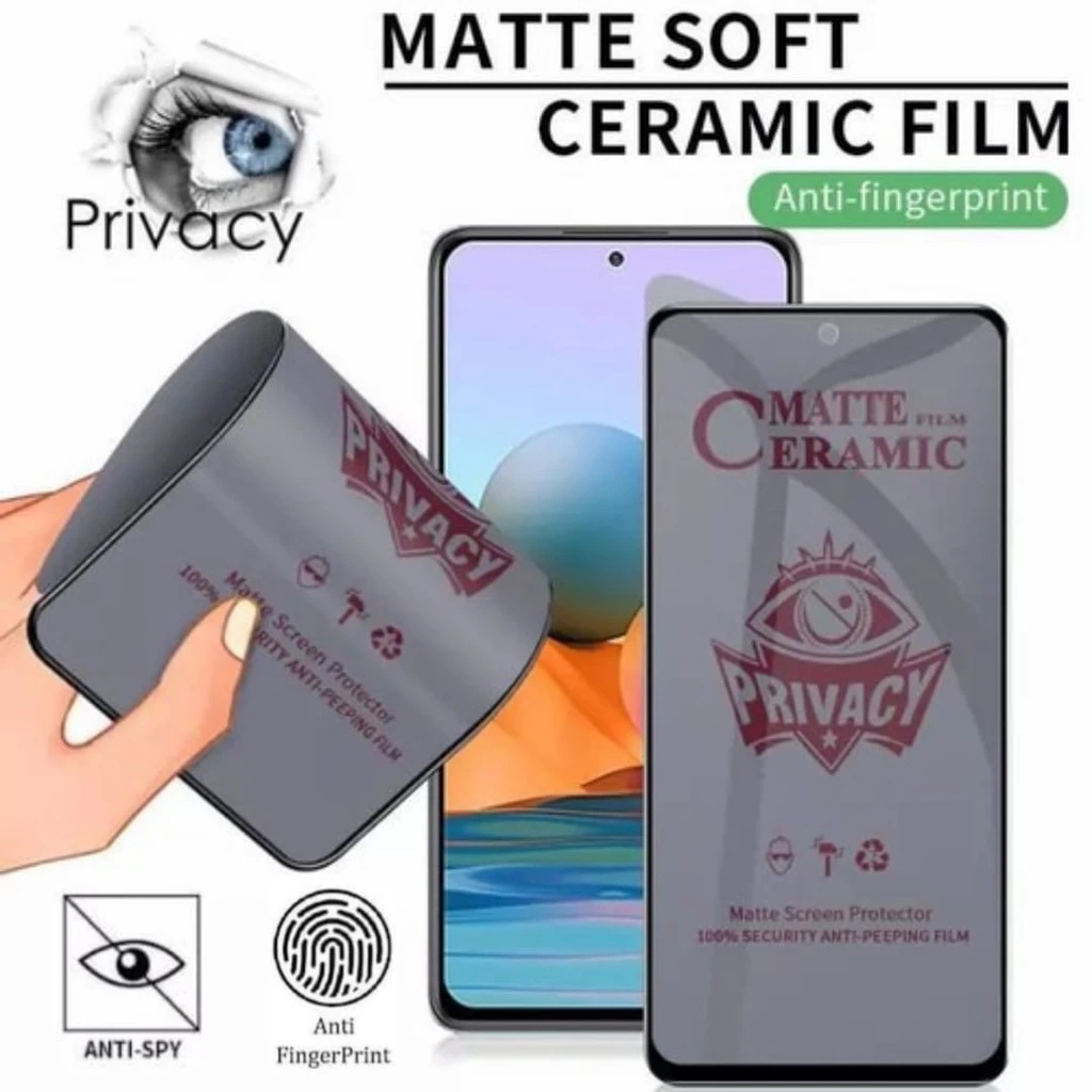 XIAOMI REDMI NOTE 5 6 7 8 9 9S 10 10S 11 11S 4G 5G REDMINOTE ANTI GORES CERAMIC TG ANTI PECAH CERAMI