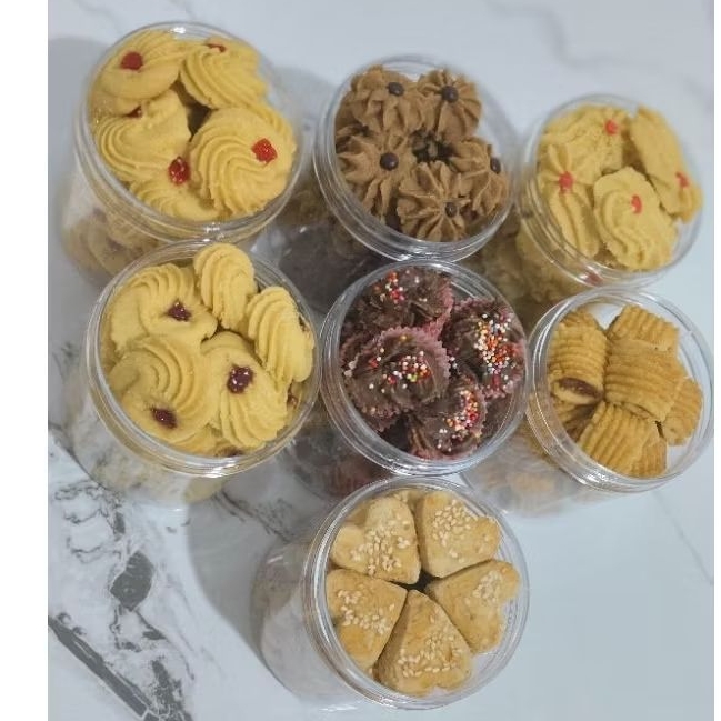 

cookies jar 600ml / aneka kue kering toples tabung