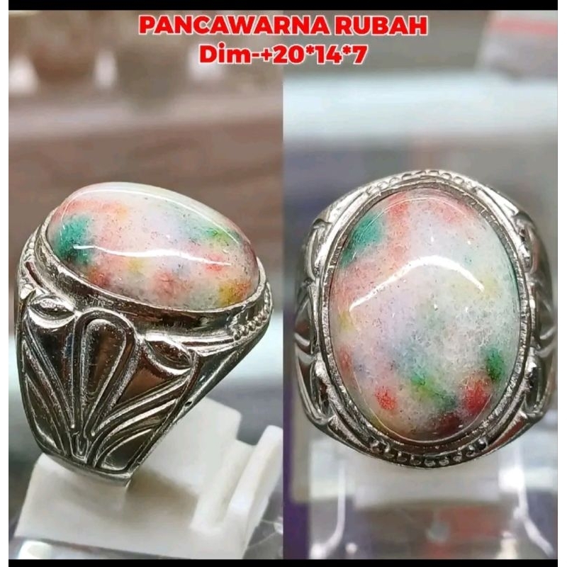 Cincin batu panca warna