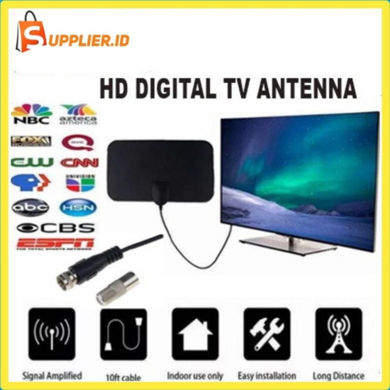 Antena Tv Digital Indoor Signal Booster