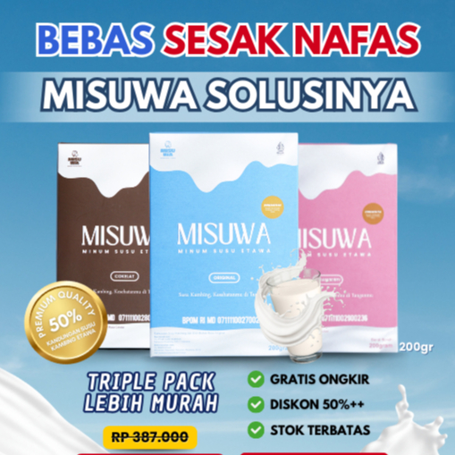 

Susu Bubuk Etawa RASA ORIGINAL COKLAT STRAWBERRY [200GR X 3] Atasi Masalah Pernapasan